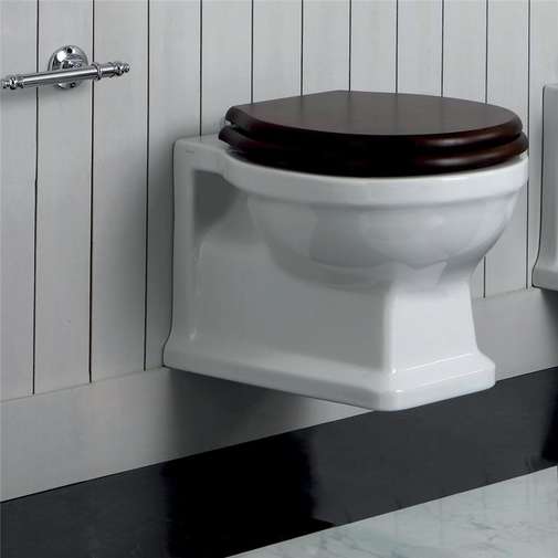 Simas Londra Glossy White Ceramic Wall-Hung Vase LO 918 - Classic Design