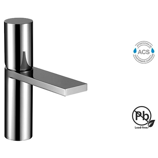 Single hole basin mixer with pop up waste chrome - Milan, Fantini