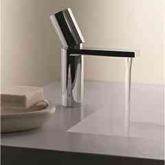 Single hole basin mixer with pop up waste chrome - Milan, Fantini