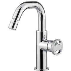 Single hole bidet mixer Millenovecinquanta 4623 Bugnatese stainless steel