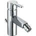 Single hole bidet mixer with waste and Fusion Jaquar flexible hoses