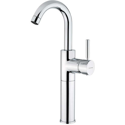 Single-lever basin mixer with pop-up waste extension, matt black - Kobuk, Bugnatese