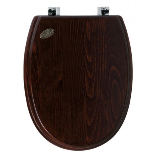 Slow motion seat in wood and chromed hinges - Arcade, Simas