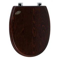 Slow motion seat in wood and chromed hinges - Arcade, Simas