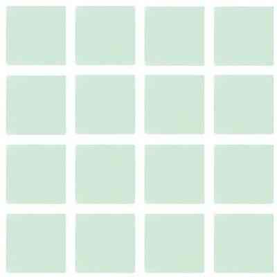 Small brilliant whispered green mosaic tiles 12.116, with installation kit - Roman Opus, Bisazza