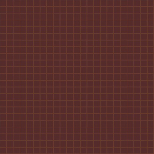 Small matt brown mosaic tiles 12.53M, installation kit - Opus romano, Bisazza