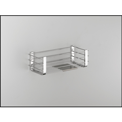 Soap holder grate for shower, chromed, for wall - Colombo Design