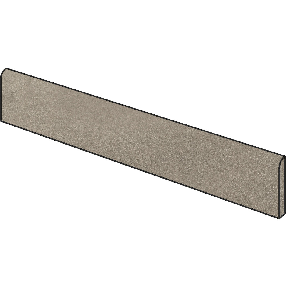 Sockelleiste in Harzoptik, rektifiziert, 7x90 cm Sand - Comfort R, Dom Ceramiche