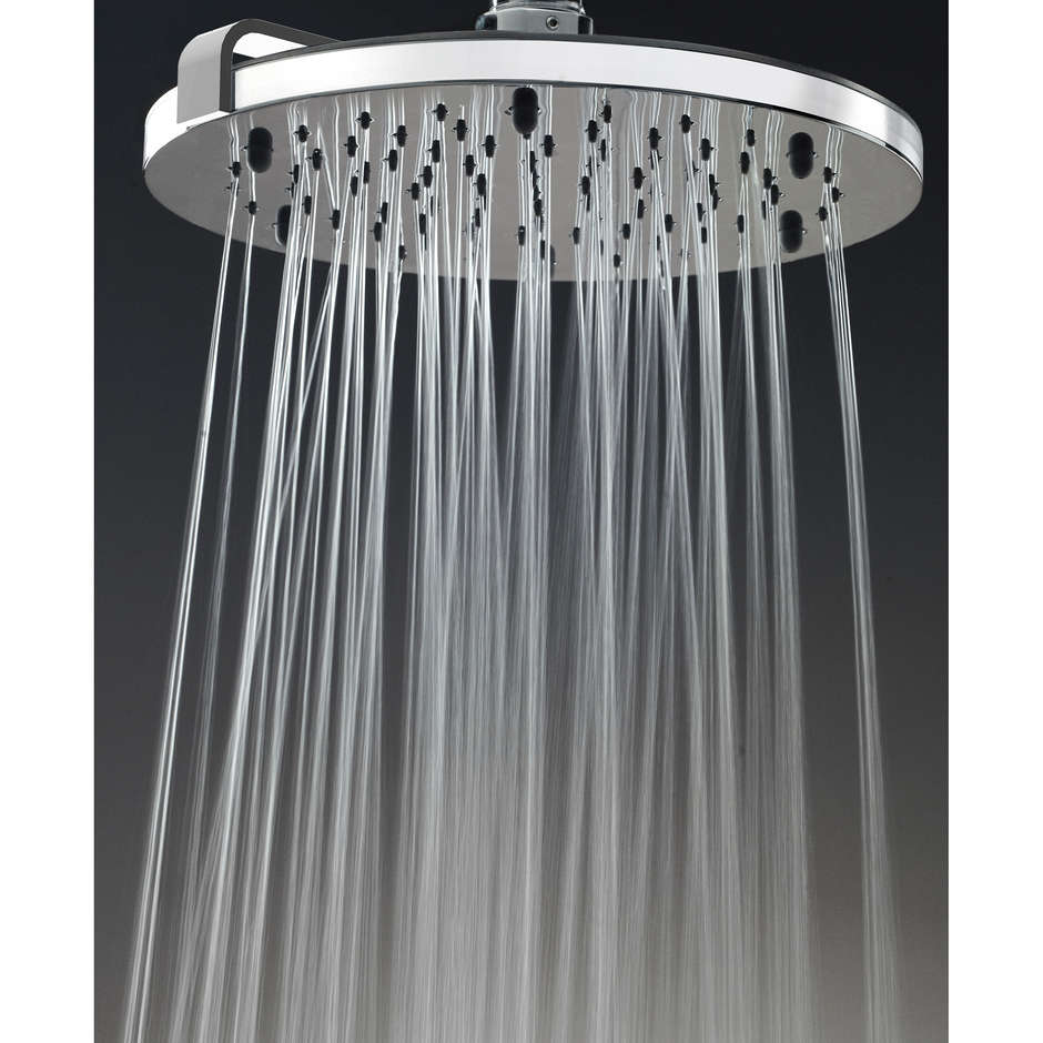 Soffione a due getti, pioggia e nebulizzatore, diam 22 cm, attacco universale - Nebulizair, Bossini