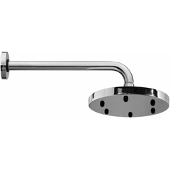 Soffione cromato tondo diametro 22cm, con nebulizzatore e braccio a muro 30 cm - Nebulizair, Bossini