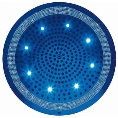 Soffione da incasso a soffitto con cromoterapia e cristalli swarovsky, diam 47 cm - Dream Oki, Bossini