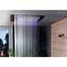 Soffione da incasso a soffitto, cromoterapia e quattro getti, 57x47 cm - Dream/4 led light, Bossini