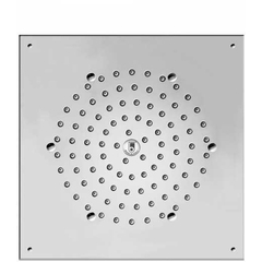 Soffione da incasso a soffitto, quadrato 26x26 cm - Cube, Bossini