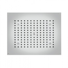 Soffione da incasso a soffitto rettangolare 37x47 cm con led bianco - Dream, Bossini