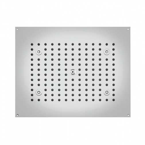 Soffione da incasso a soffitto rettangolare 37x47 cm con led blu - Dream, Bossini