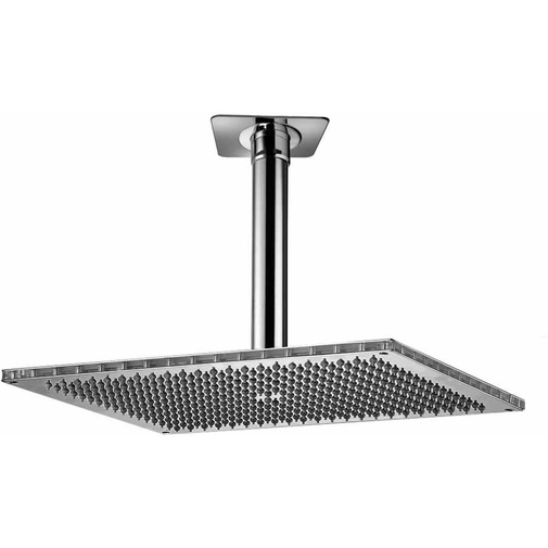 Soffione design esclusivo, rettangolare 40x50 cm, braccio a soffitto - Dream Cube, Bossini