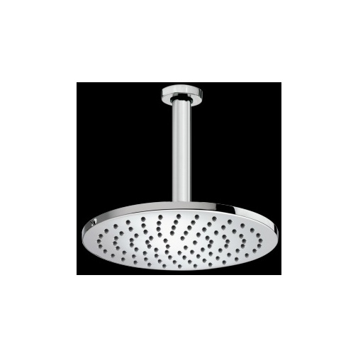 Soffione doccia elegante, cromo con braccio a soffitto, rotondo 23 cm - Cosmo, Bossini