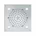 Soffione incasso a soffitto 26x26 cm, luce led bianco - Cube, Bossini