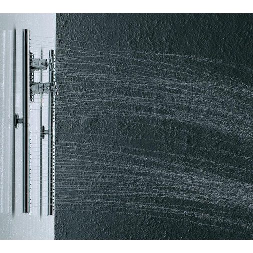 Soffione laterale moderno a barra orientabile 73 cm, cromo - Body Bar, Bossini