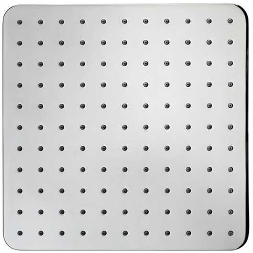 Soffione quadrato, dal design elegante, 28x28 cm, cromo, attacco universale - Cosmo, Bossini