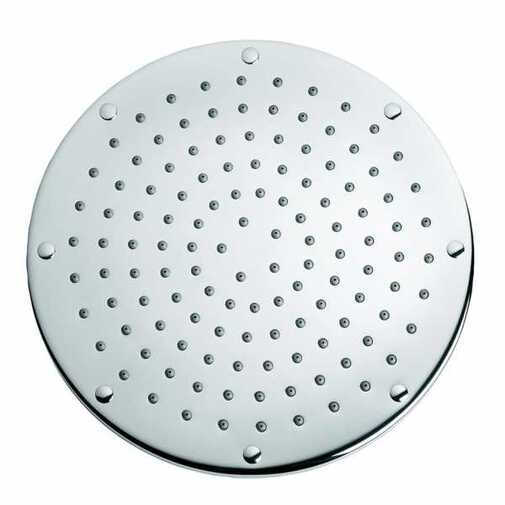 Soffione rotondo 25 cm, dalle linee moderne, cromo, attacco universale - Oki, Bossini