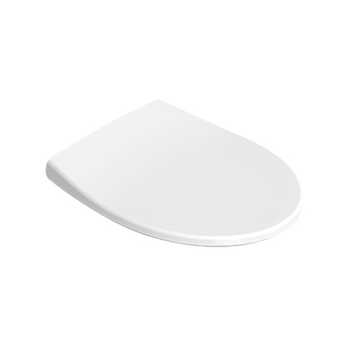 Soft-Close-Sitz aus antibakteriellem Harz Italien Bianco Catalano