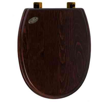 Softwood seat with bronze hinges - Arcade, Simas