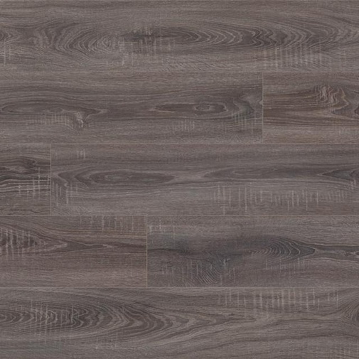 Sol stratifié effet bois épaisseur 8 mm anthracite 138,3x19,3 cm - Chêne Silea, Ambientis