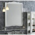 Specchio da bagno neoclassico bianco 83x116 cm - Arcade, Simas