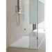 Split stone effect shower tray, 80x140x3,5 cm White - Well Plus, Arblu
