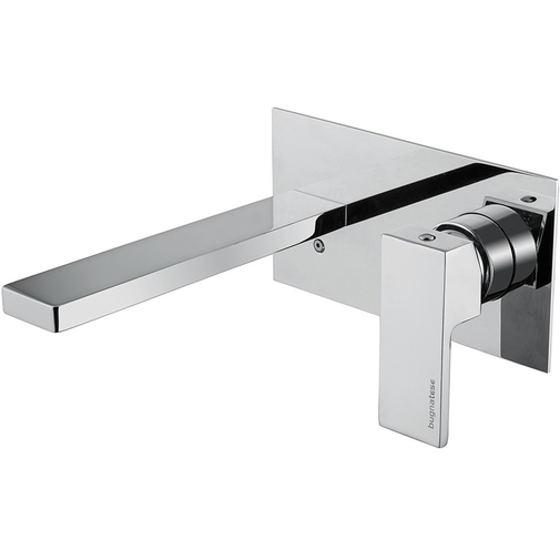 Square built-in chromed wall-mounted basin mixer - Tetris, Rubinetteria Bugnatese