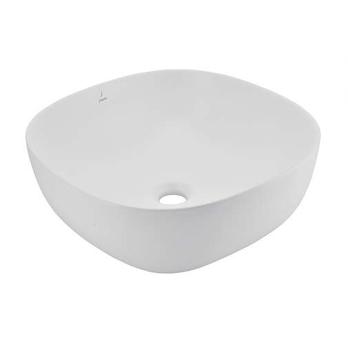 Square countertop washbasin 42x42cm JDS Jaquar Matt White Washbasins