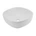 Square countertop washbasin 42x42cm JDS Jaquar Matt White Washbasins