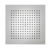 Square recessed ceiling shower head with chromotherapy 37x37 cm - Dream, Bossini