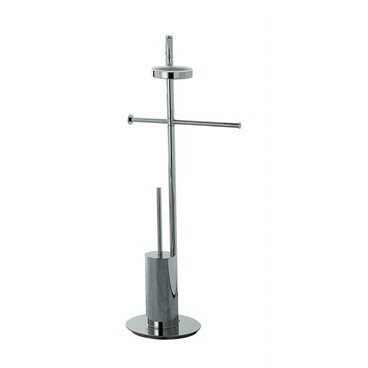 Standing bathroom with soap holder, toilet brush holder, paper roll and towel holder - Planets, Colombo Design