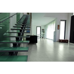 Stone effect porcelain stoneware Grigio Paestum 30x60cm - Etruscan Stones, Casalgrande Padana