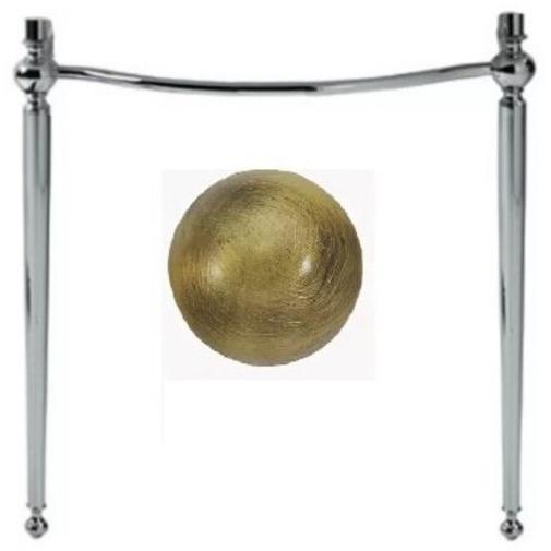 Struttura angolare AR884 bronzo per supporto lavabo Arcade, Simas