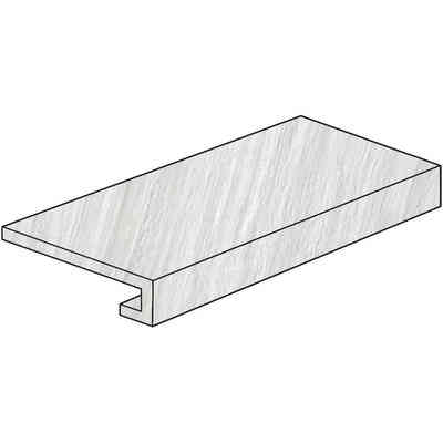 Stufe aus gebleichtem Feinsteinzeug in Holzoptik 33x120cm - Tavolato, Casalgrande Padana