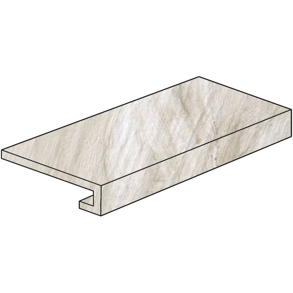 Stufe Holzoptik aus Panna Feinsteinzeug 33x120cm - Ulivo, Casalgrande Padana