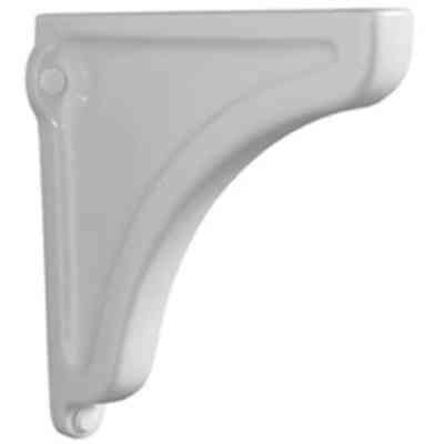 Support mural pour lavabo et console blanche en céramique Simas