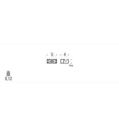 Supporto per tergivetro da muro cromato - Colombo Design 