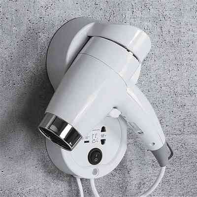 Sèche-cheveux filaire complet avec prise universelle 220V blanche Style hôtel - Colombo Design