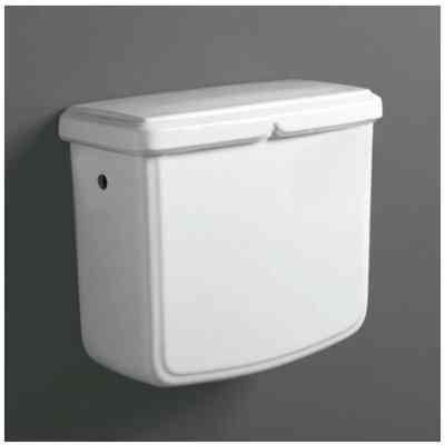 Tall cistern for classic style vase in white ceramic - Arcade, Simas