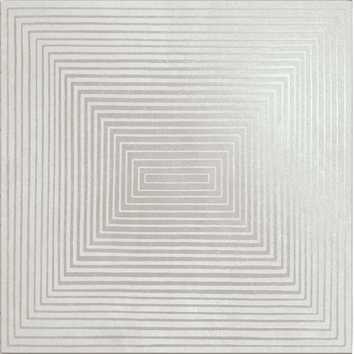 Tapis en grès cérame effet béton Tapis Bianco 60x60cm - Ciment, Casalgrande Padana