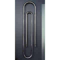 Termoarredo idraulico design moderno in acciaio cromato made in Italy 170x38,3 cm - Graffe, Scirocco