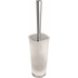 Toilet brush holder in opaque glass and chromed finishes - Alizè, Colombo Design