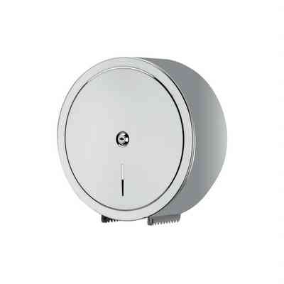 Toilet paper dispenser with stainless steel finish safety lock - Colombo Design