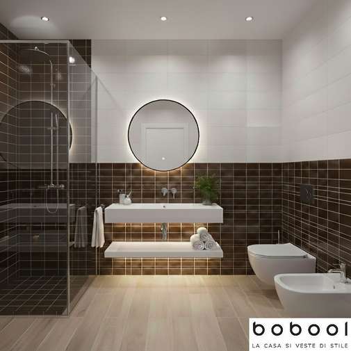 Tonalite Floor 20 Moka – 10x20 cm Stoneware Tile