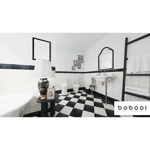 Tonalite Tile 30x30 Matt Black - Porcelain Stoneware 9mm thick