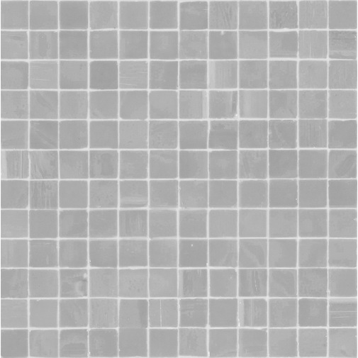 Traditionelles Glasmosaik, grau 25.33, mit Montageset - Vintage, Bisazza